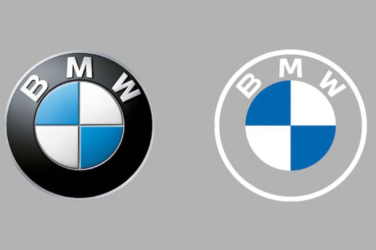 bmw logo old new