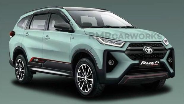 Toyota Rush dengan Wajah Baru Tiba-tiba 'Bocor' ? 3 toyota new rush render trd sportivo