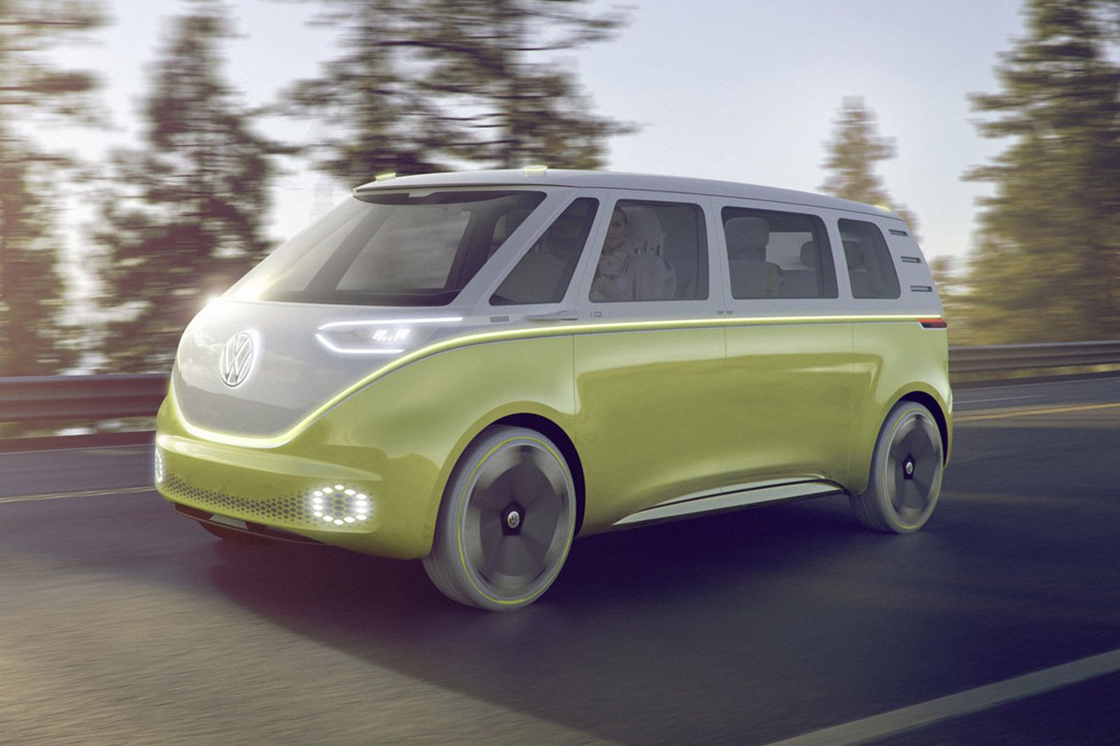MPV Listrik Volkswagen Siap Diproduksi Massal 3 3 volkswagen id buzz sketch 2022 hero front