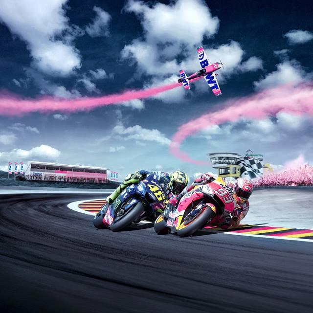 Pink Rocket! Ketika Sponsor 'Asap' Ducati di MotoGP Diganti 'Air'.. Segerrr! 5 Sachsenring BWT 2019 MotoGP