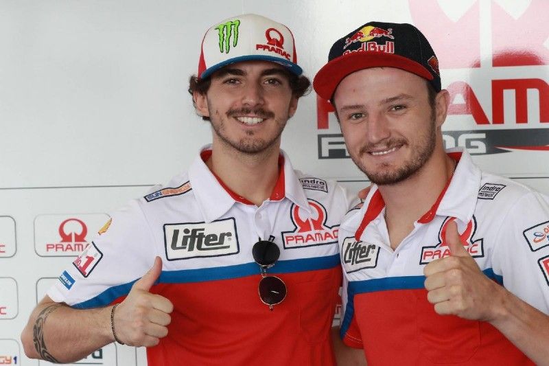 Terlalu Terpaku dengan Data Telemetri, Miller Sarankan Bagnaia Agar Lebih Santuy.. ! 1 Francesco Bagnaia- Jack Miller