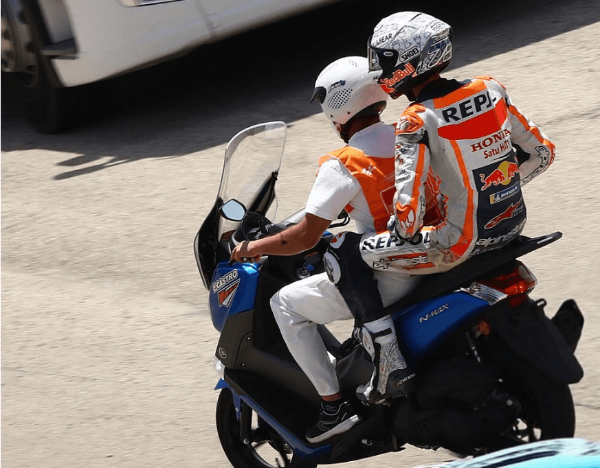 Marquez Naik 'Honda Nmax' di Jerez 3 Alex Marquez- Naik Honda NMax- Jerez
