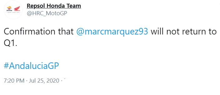 Marc Marquez Tidak Melanjutkan Sesi Kualifikasi, Adiknya Juga Jatuh! 2 Konfirmasi HRC