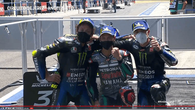 Fabio Quartararo: Saya Tak Perlu Buktikan Apapun kepada Marc Marquez! 1 Rossi Quartararo Vinales