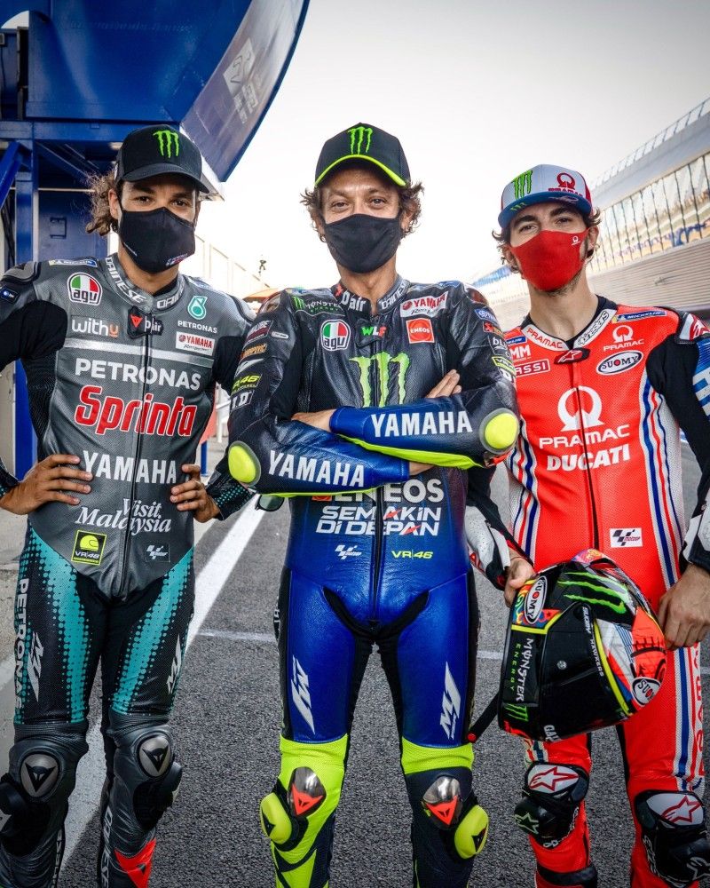 Tak Usah Buru-buru Ngegas, Santai Saja Pecco! 2 VR46 Valentino Rossi Francesco Bagnaia Franco Morbidelli