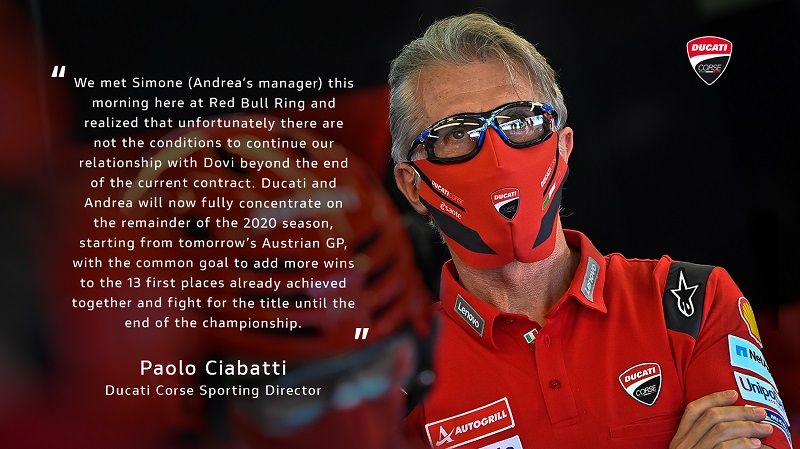 Ducati Salah 'Membuang' Dovi, Jika Tahun Depan Tak Bisa Runner-up! 2 Ducati Salah Membuang Dovi Jika Tahun Depan Tak Bisa Runner up 3