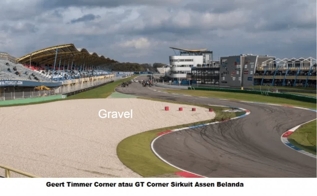 Kasus Track Limit Rossi-Marquez Tidak Bisa Disamakan! 4 GT Corner (Geert Timmer bocht) di sirkuit Assen Belanda