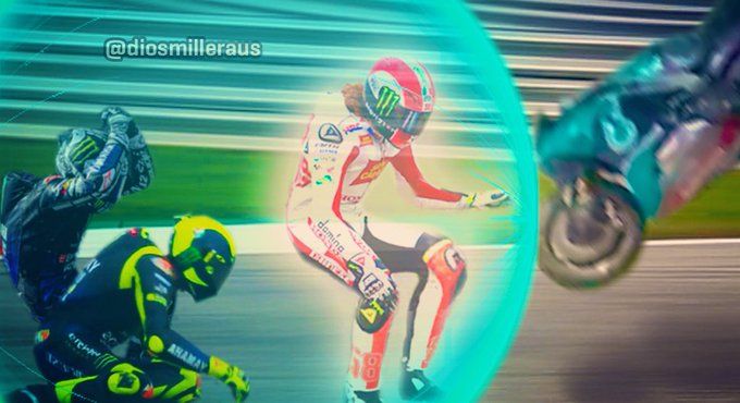 Penampakan Wajah Marco Simoncelli Melindungi Valentino Rossi? 1 Penampakan Wajah Marco Simoncelli Melindungi Valentino Rossi
