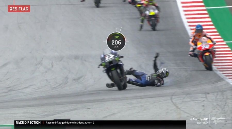 Rins-Kenapa Vinales Tetap Balapan dengan Rem Rusak