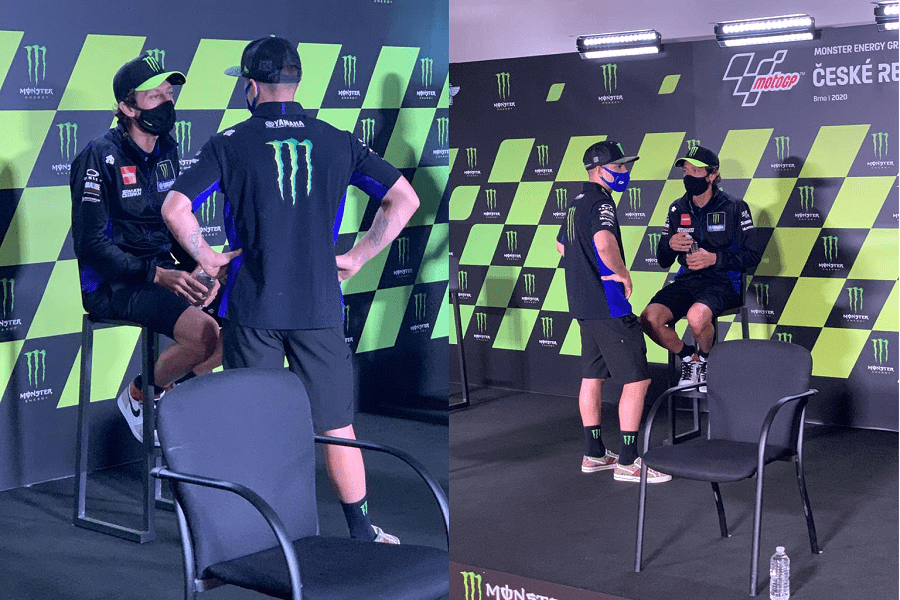 Vinales Tentang Masalah Mesin Yamaha: Tidak Ada yang Perlu Dikhawatirkan! 1 Rossi Vinales Yamaha Brno