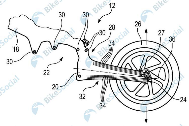 Sasis Karbon Terbaru BMW Motorrad Tengah Digarap 1 Paten sasis karbon BMW Motorrad terbaru