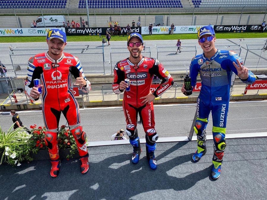 MotoGP Austria: Dovizioso Juara, Rossi Pembalap Terbaik Yamaha! 1 podium Austria 2020