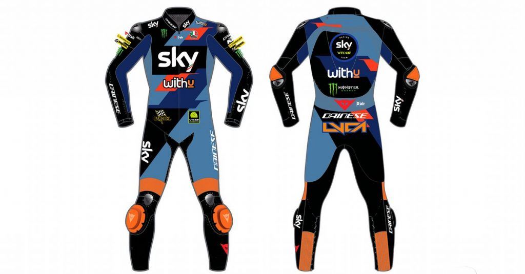 Ini Livery Spesial Sky Racing Team VR46 untuk Misano 1 Livery Spesial Sky Racing Team VR46 untuk Misano racing suit