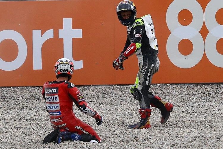 Drama Simalakama di MotoGP Catalunya 2 -johann zarco- andrea dovizioso- danilo petrucci