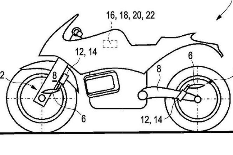 Sayap Aktif Motor Dikembangkan BMW Motorrad 1 Sayap aktif motor dikembangkan BMW Motorrad