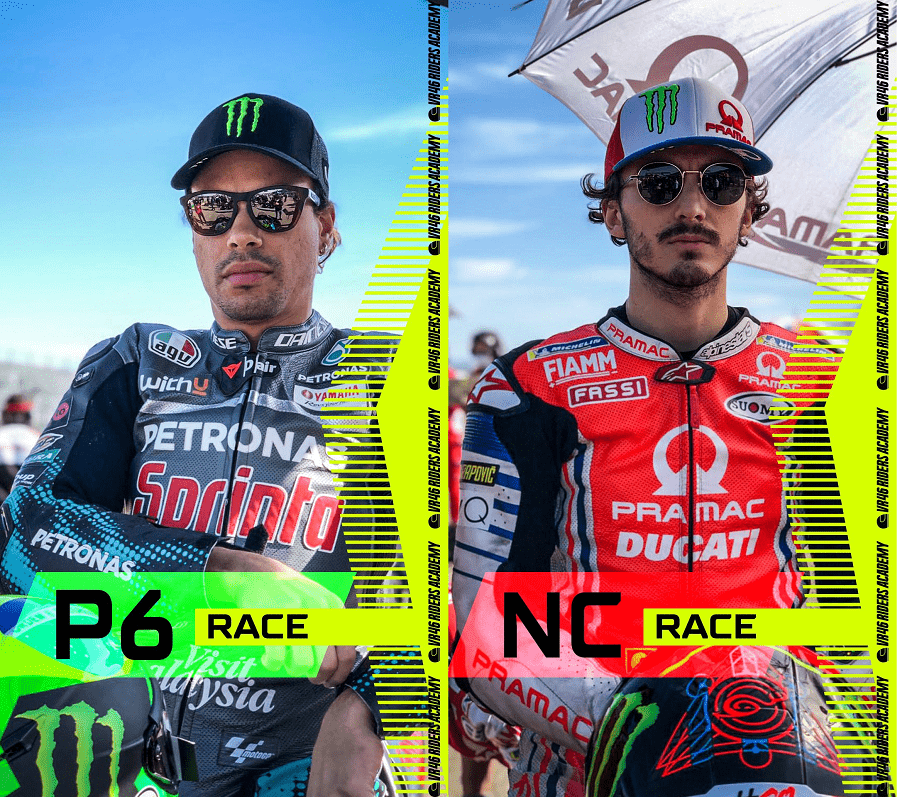 MotoGP Tanpa Rossi, Hari yang Buruk untuk VR46 Academy 1 Franco Morbidelli Francesco Bagnaia Aragon1