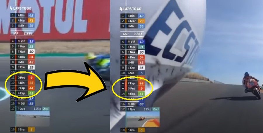 Danilo Petrucci Kesal dengan Pol Espargaro 1 Petrucci crash Espargaro