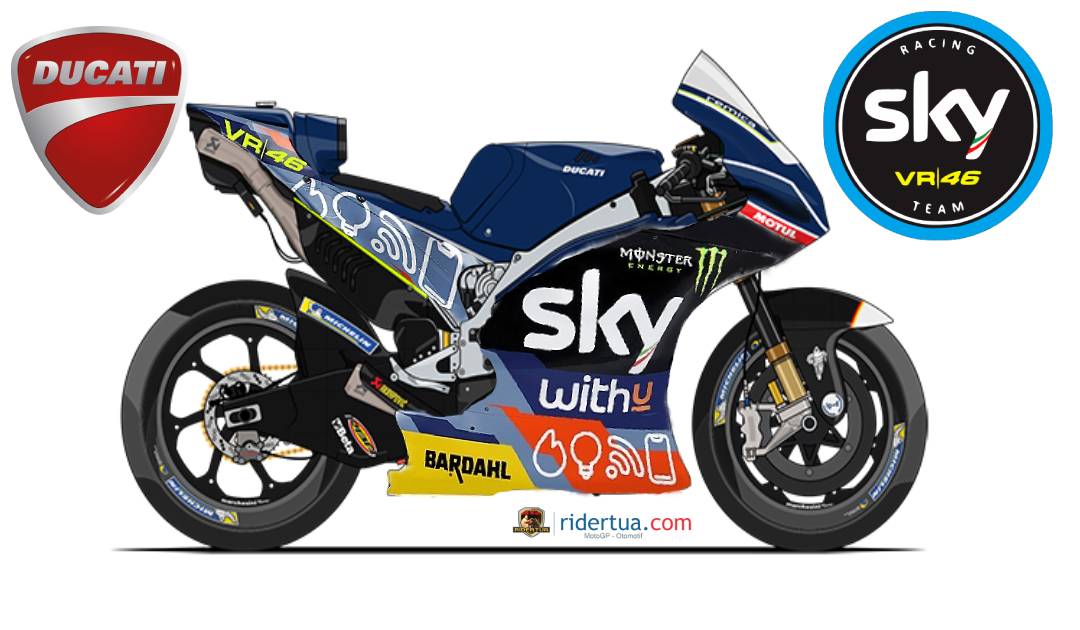 Breaking: Valentino Rossi Membeli tim Esponsorama? Ini Gambaran Tim Satelit Ducati Avintia-VR46