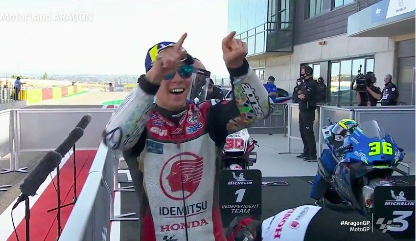 Takaaki Nakagami: Saya Ingin Melihat Data Alex Marquez 1 Takaaki Nakagami Parc Ferme