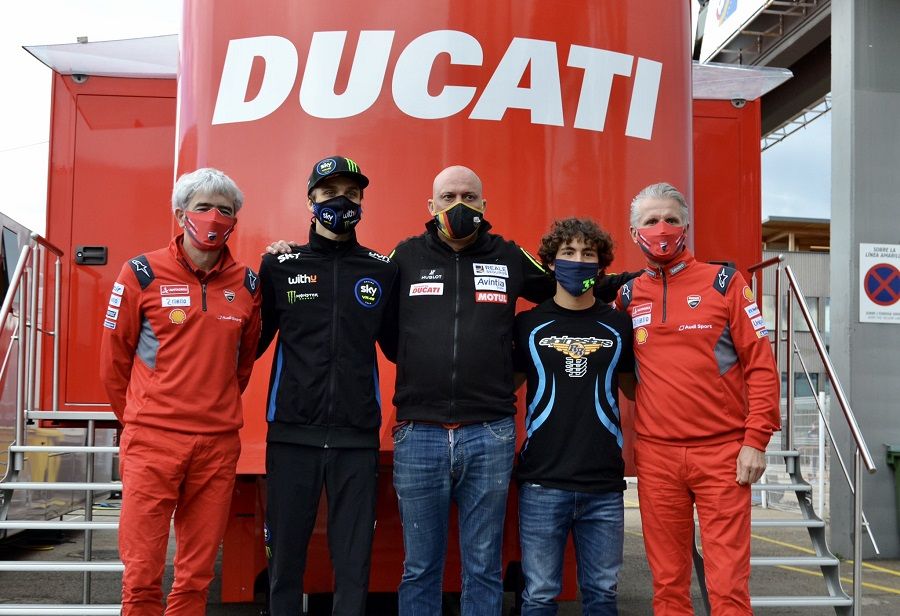 Duel Perdana Rookie MotoGP 2021: Bastianini Kalahkan Martin dan Marini 3 Luca Marini Ducati