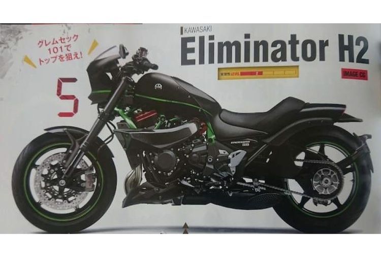 Motor Cruiser Eliminator H2, Calon Produk Baru Kawasaki? 1 Motor cruiser Eliminator H2