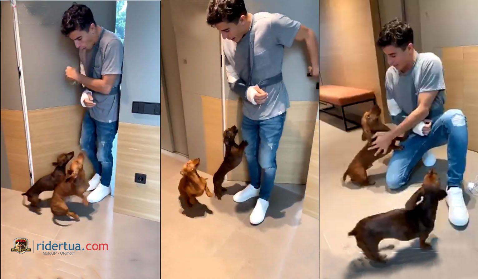 Marc Marquez MotoGP Marquez Melanjutkan Perawatan Antibiotik di Rumah