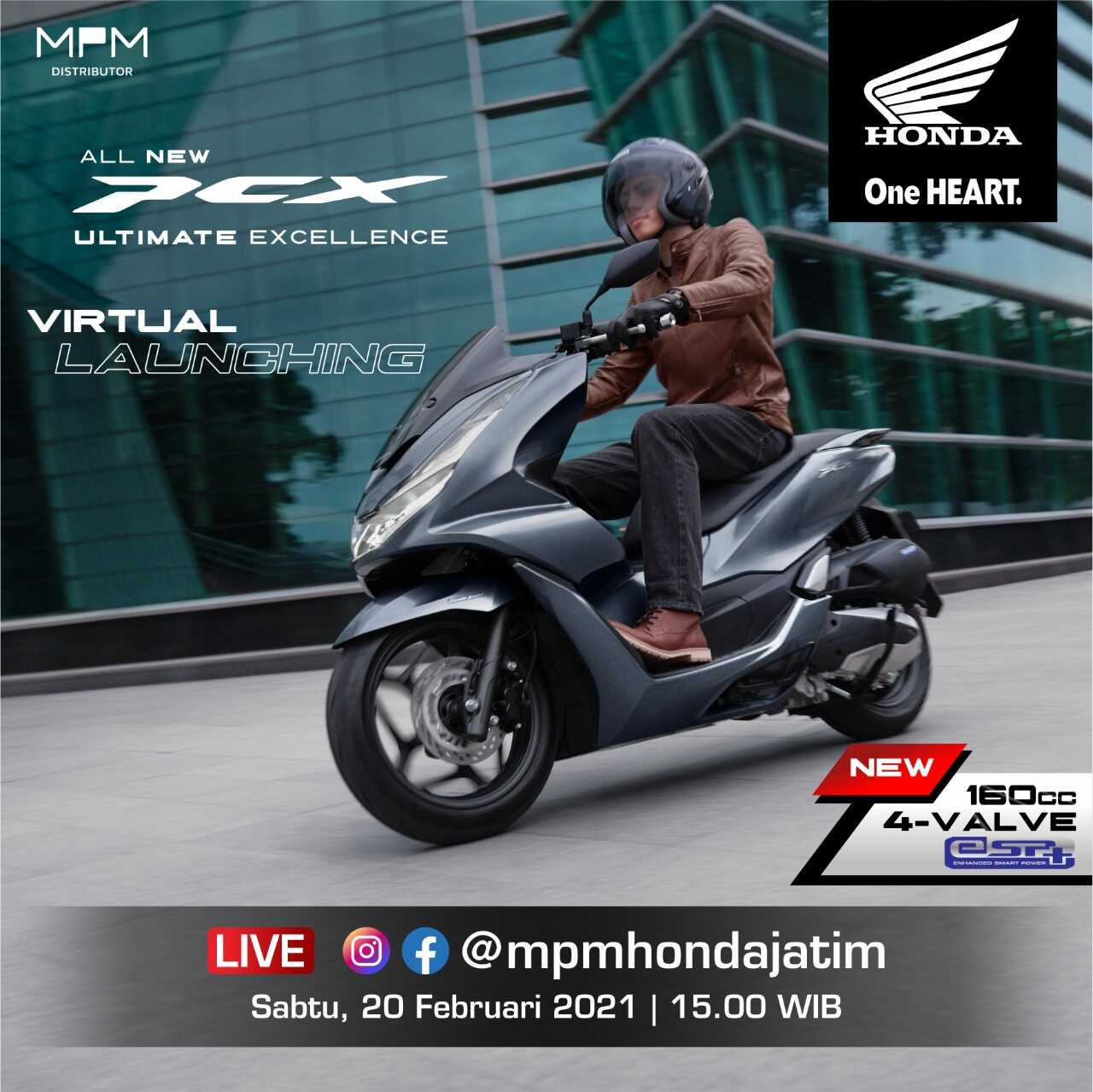 All New Honda PCX akan Dirilis Virtual, Ada Promo Menarik! 3 pcx 160