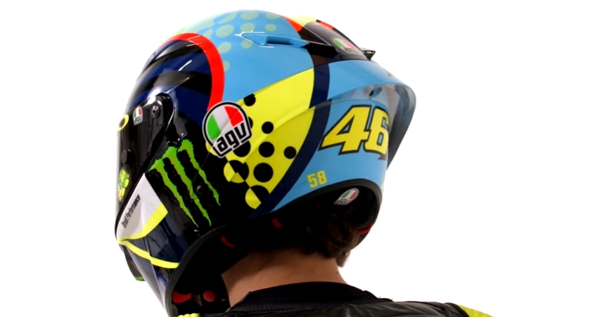 valentino rossi helmet motogp 2021