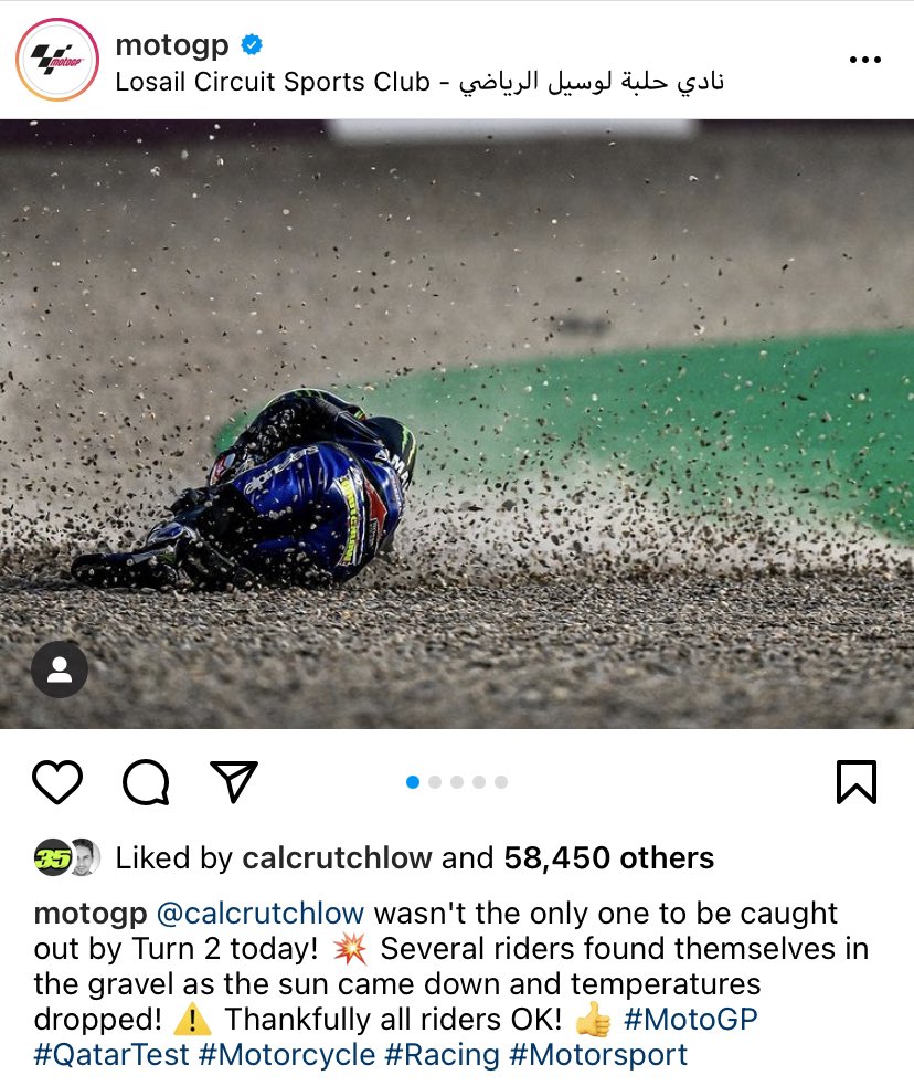 Cal Crutchlow jatuh