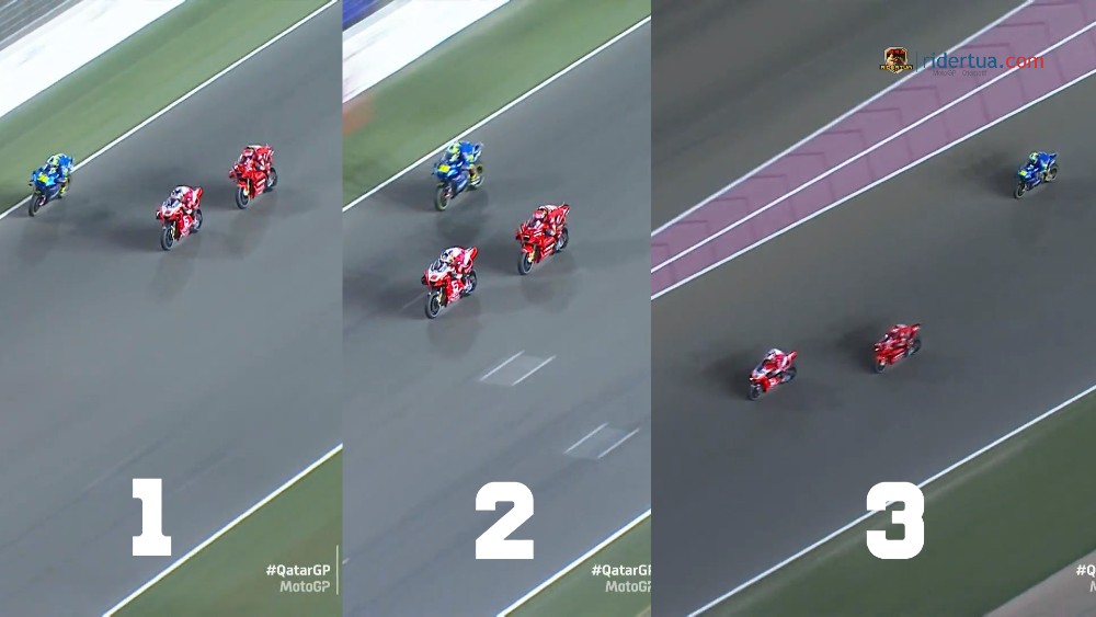 Dramatis, 'Reshuffle Podium' Mir di Final Lap dan Cerdiknya Slipstream Bagnaia! 2 Detik detik Suzuki Diasapi Dua Ducati