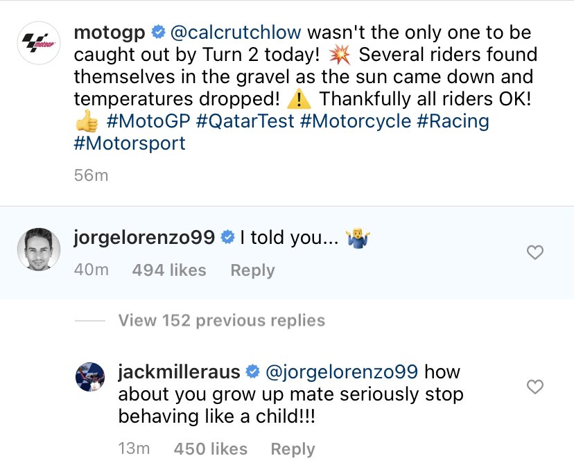 Jack Miller Cal Crutchlow Lorenzo