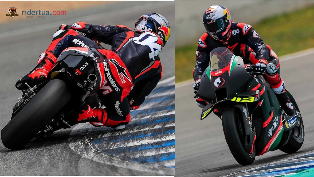 Penampakan Dovizioso dengan Aprilia RS-GP di Jerez