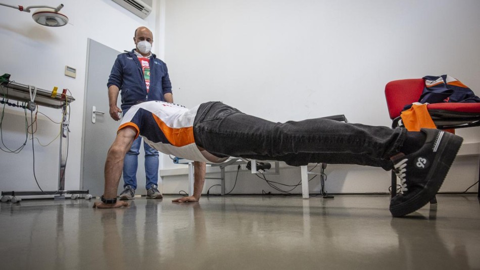 Marquez Lolos Tes Kesehatan oleh Dokter Sirkuit Portimao, Dinyatakan Fit..! 1 Marc Marquez Fit 1
