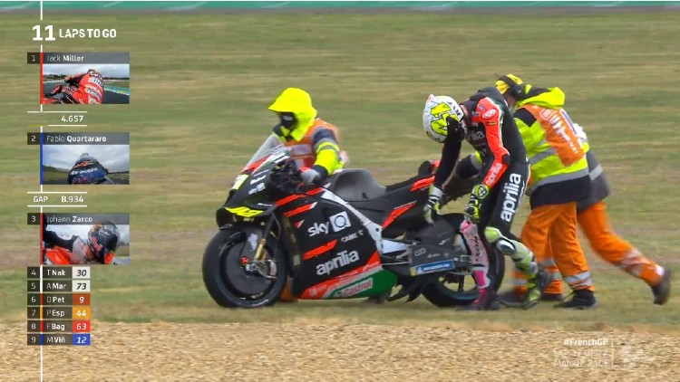 Aleix Crash Le Mans