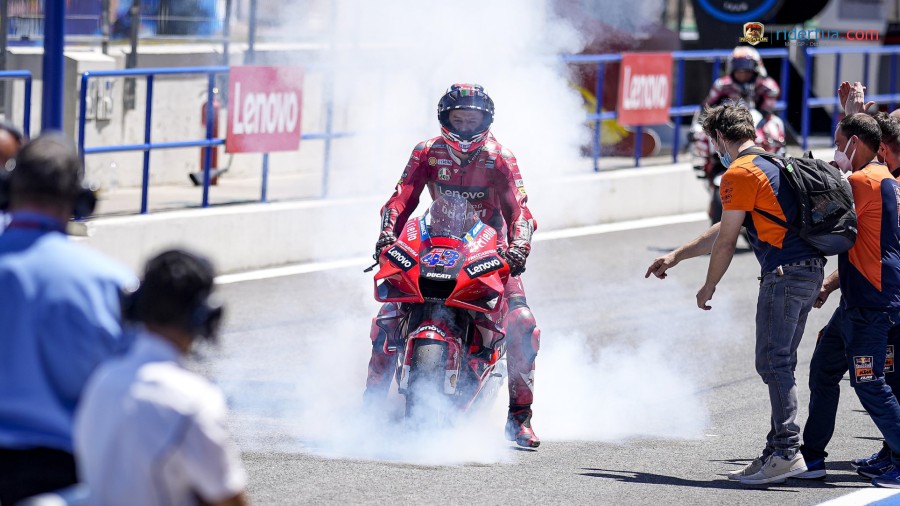 Menangis, Jack Miller Terharu Setelah Menangi GP Jerez 1 Jack Miller KTM