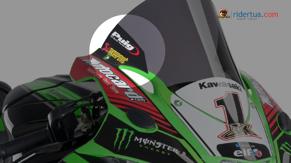 Ada Logo 'Puig' di Motor Marquez.. Alberto Puig? 1 Kawasaki Puig