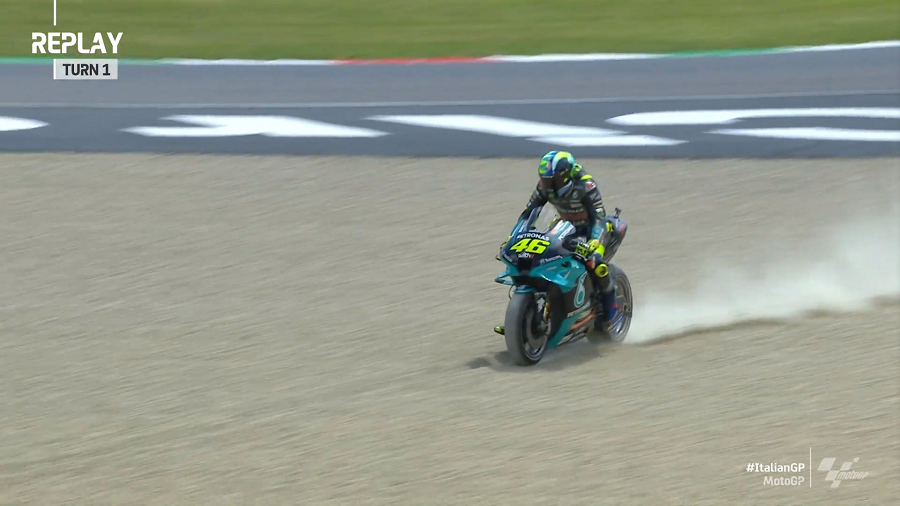 Rossi Crash Mugello 1
