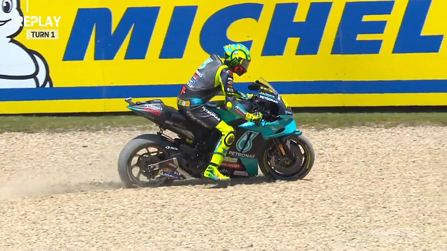 Rossi Crash Mugello 2