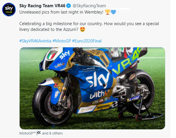 SKY VR46 Azzuri