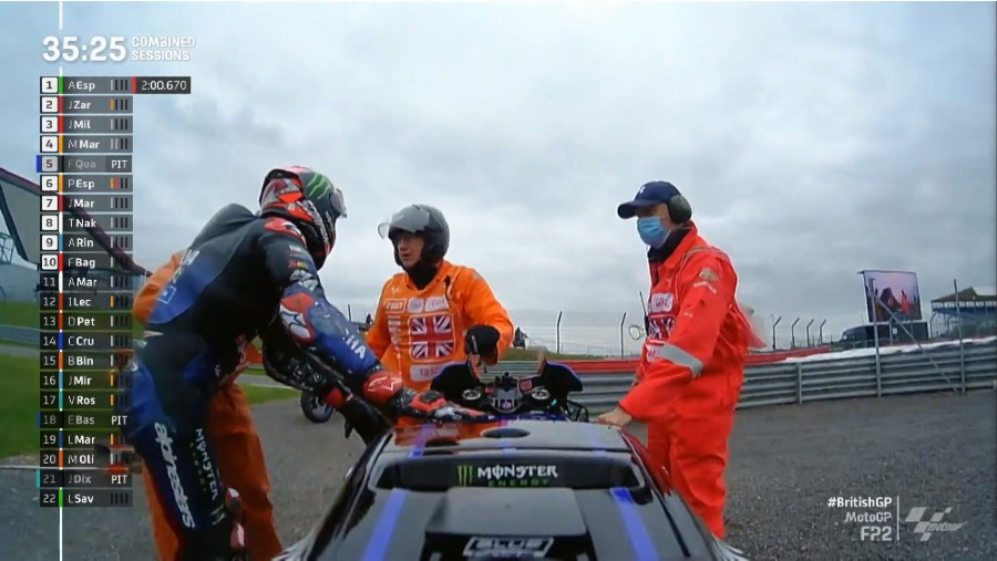 Quartararo Crash