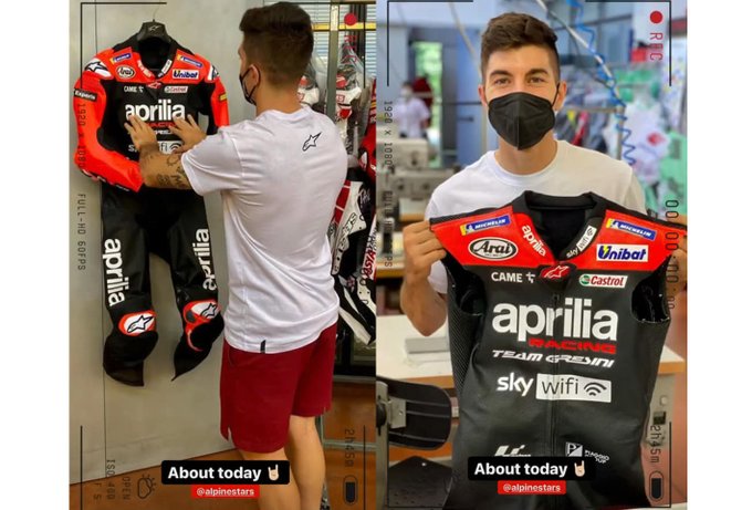 Maverick baju Balap Aprilia