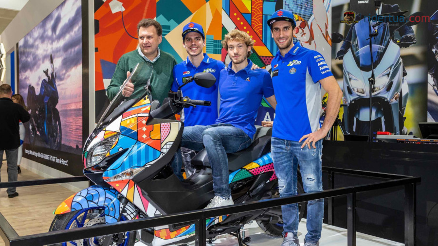 Joan Mir Alex Rins EICMA