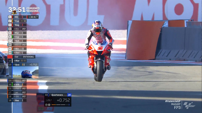 Hasil FP3 MotoGP Valencia: Aleix Tercepat, Rossi Lolos Q2 1 Johann Zarco Asap