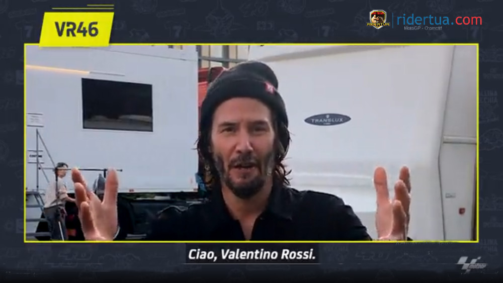 Dari Keanu Reeves Hingga Tom Cruise Beri Ucapan Perpisahan untuk Rossi 3 Keenu Reeve