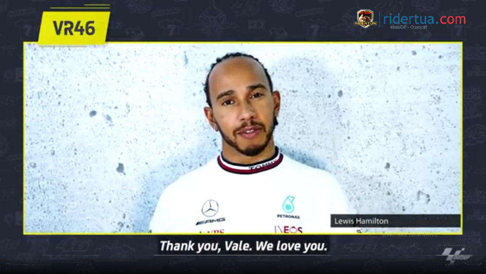 Dari Keanu Reeves Hingga Tom Cruise Beri Ucapan Perpisahan untuk Rossi 2 Lewis Hamilton