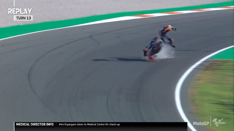 Pol Espargaro Crash