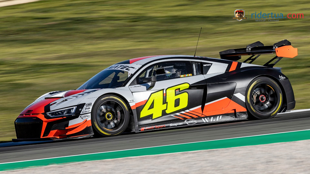 Tes Audi, Rossi: Catatan Waktunya Sama Seperti di MotoGP 1 Team WRT Audi R8 LMS - Rossi