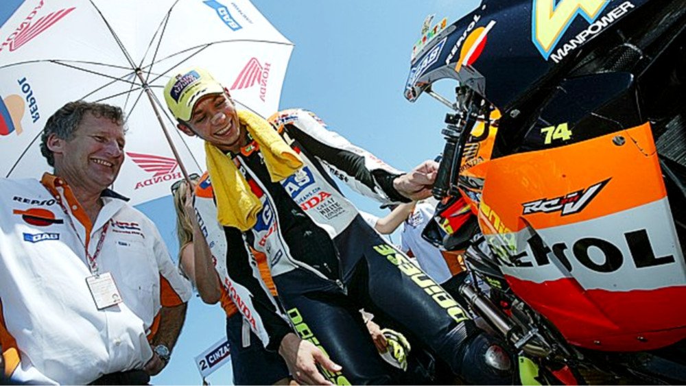 Jeremy Burgess Valentino Rossi Honda 1