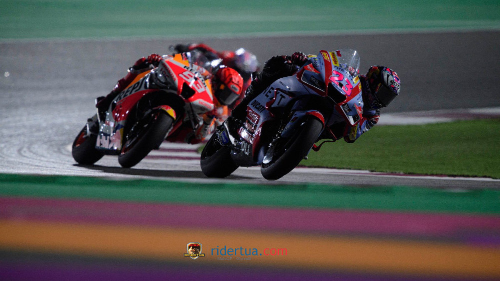 Menang di GP Qatar, Bastianini Menangis 1 Enea Bastianini Marc Marquez
