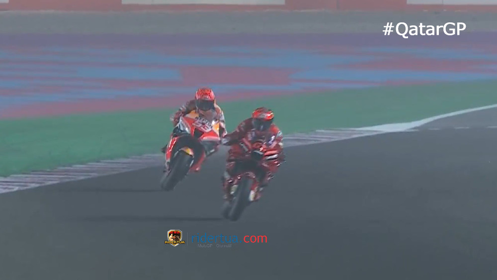 Pecco Marquez slipstream